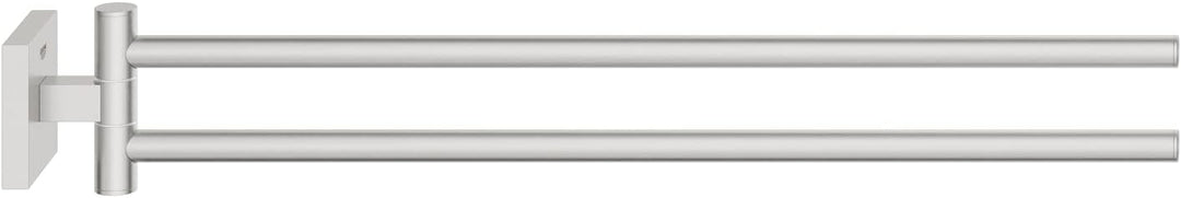 GROHE Start Cube - Handtuchhalter (2-armig schwenkbar, verdeckte Befestigung, verschraubbar), supers
