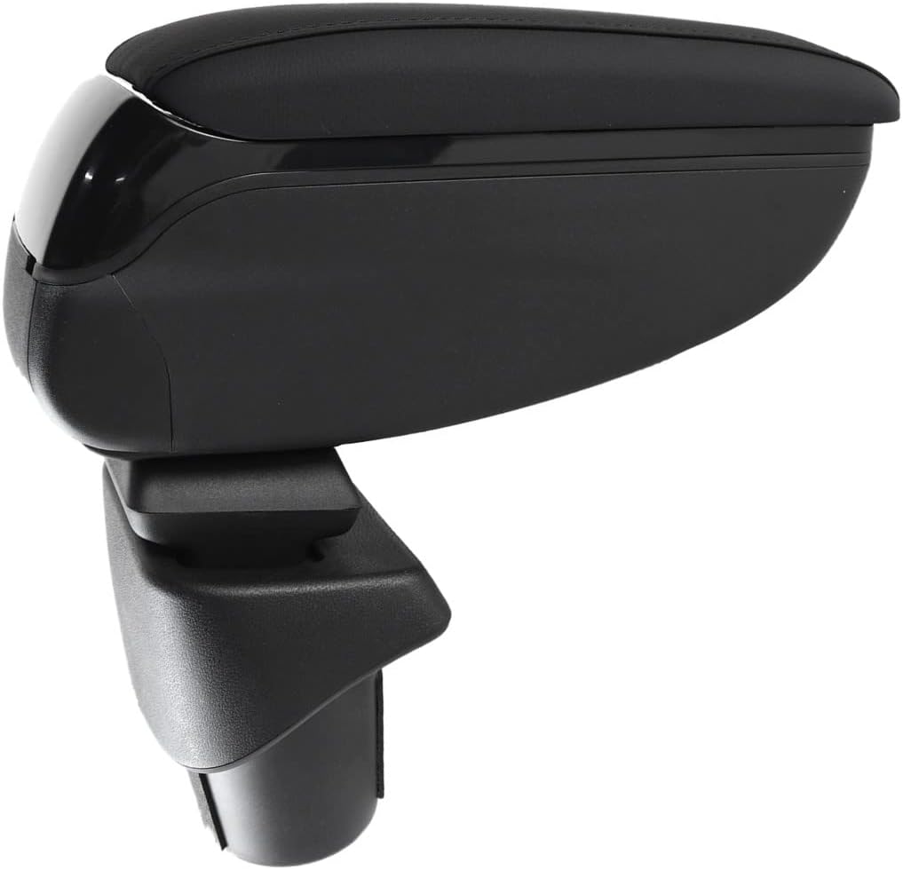 OMAC Armlehne Mittelarmlehne Mittelkonsole kompatibel mit VW Touran 2003-2010 PU-Leder Schwarz Toura