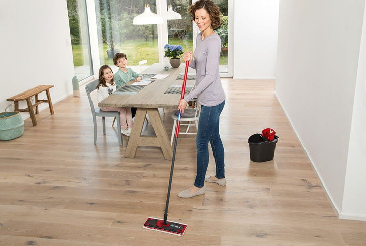 Vileda ULTRAMAX 2in1 Bodenwischer Komplett Set mit extra Bezug, Wischmopp mit Stiel, Zwei Mikrofaser