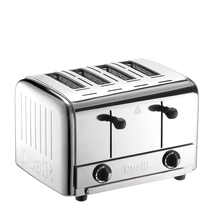 Dualit Catering Toaster 4 Scheiben, ProHeat-Heizelemente, Edelstahlgehäuse