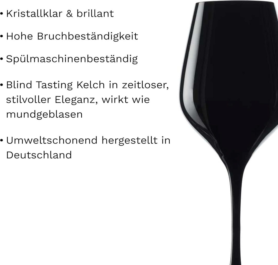 Stölzle Lausitz Exquisit Tasting Glas 350 ml I Verkostungsglas 6er Set I Blind Tasting Glass I Speci