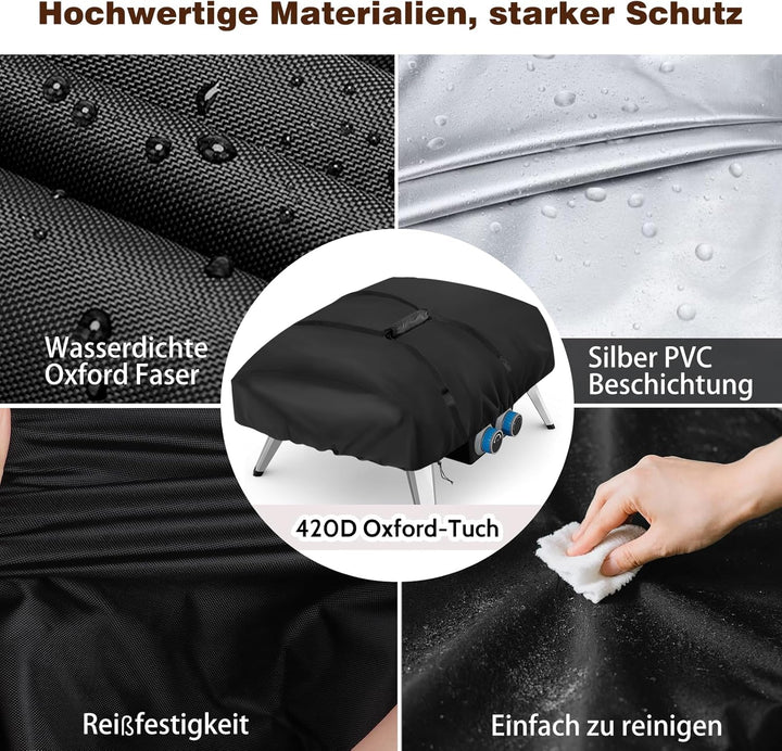 Pizzaofen Abdeckung für Tefal Pizzaofen Gas,wasserdichte Pizzaofen Tragetasche Pizzaofen Zubehör 420