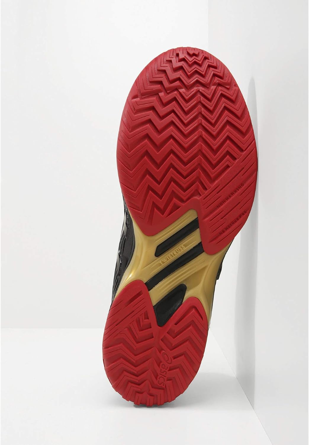 ASICS Herren Solution Speed FF LE Allcourtschuh Schwarz, Gold Tennisschuhe, Noir/or, 39,5 EU