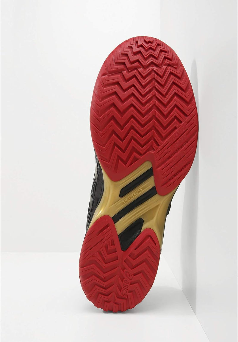 ASICS Herren Solution Speed FF LE Allcourtschuh Schwarz, Gold Tennisschuhe, Noir/or, 39,5 EU