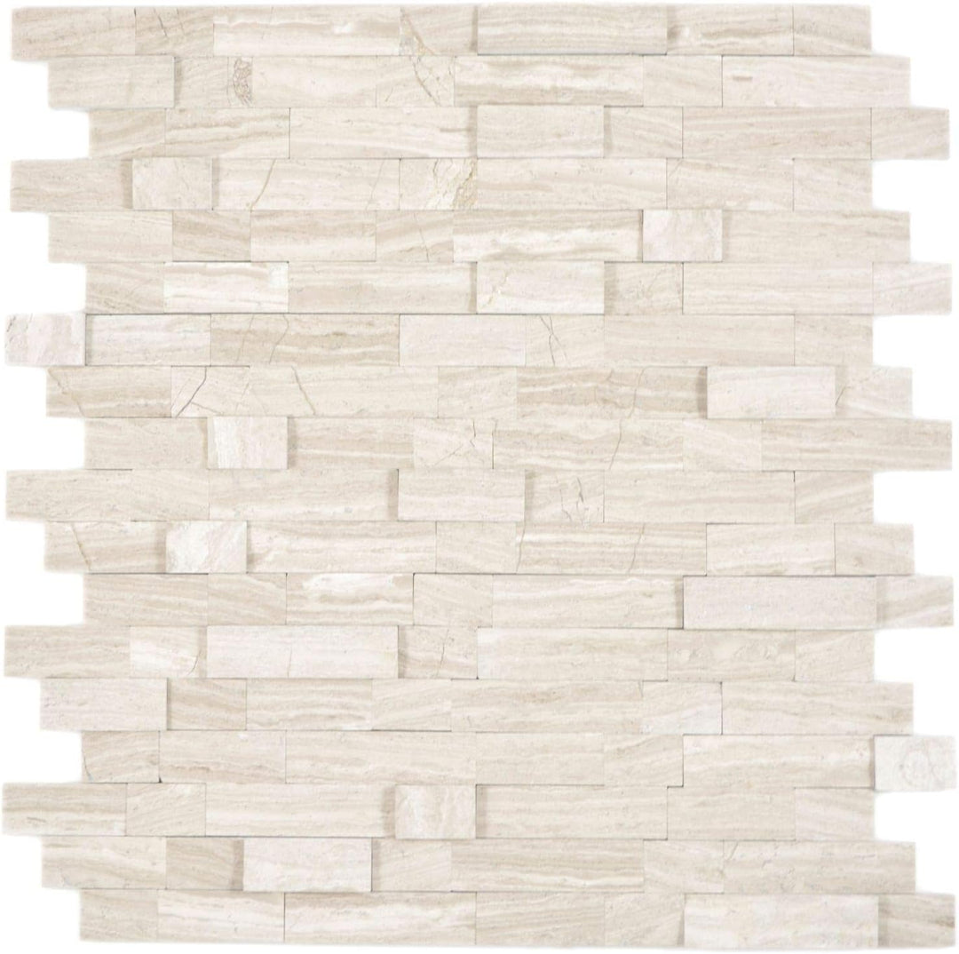 Selbstklebnde Mosaikmatte Verbund Naturstein grey für WAND KÜCHE Wandverblender Fliesenspiegel Verkl