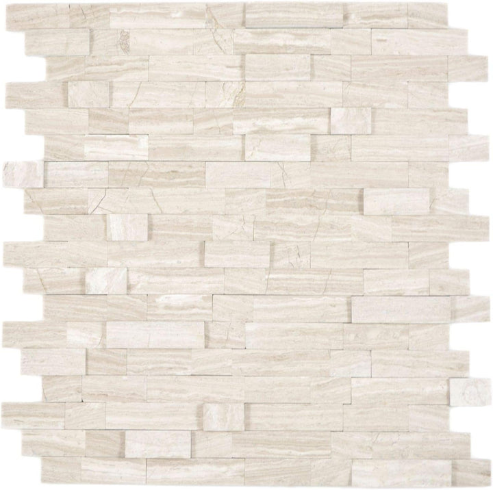 Selbstklebnde Mosaikmatte Verbund Naturstein grey für WAND KÜCHE Wandverblender Fliesenspiegel Verkl