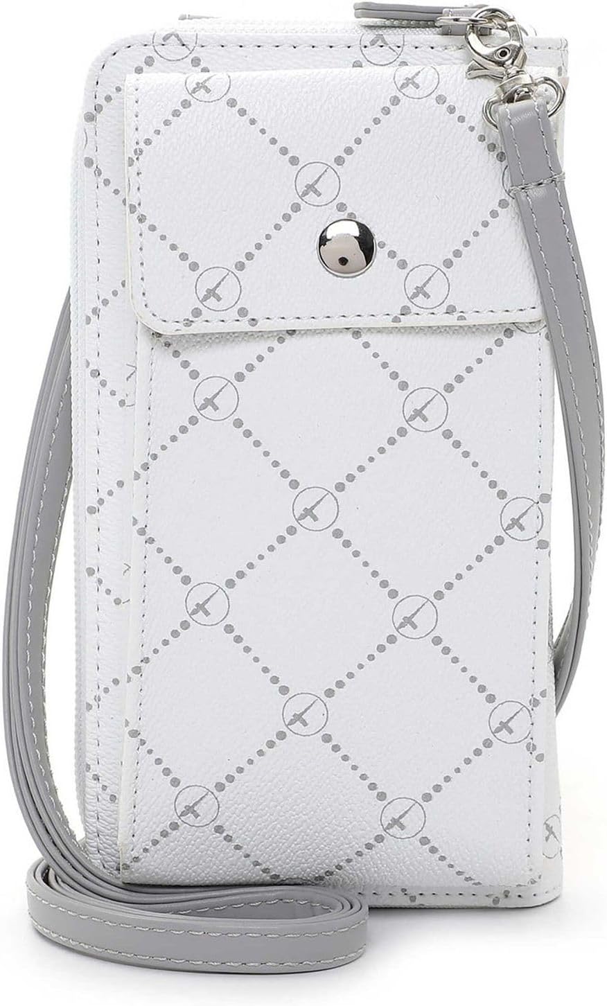 Tamaris Handyetui TAS Anastasia Classic 31779 Damen Handyetuis Print white/grey 308 Einheitsgrösse W