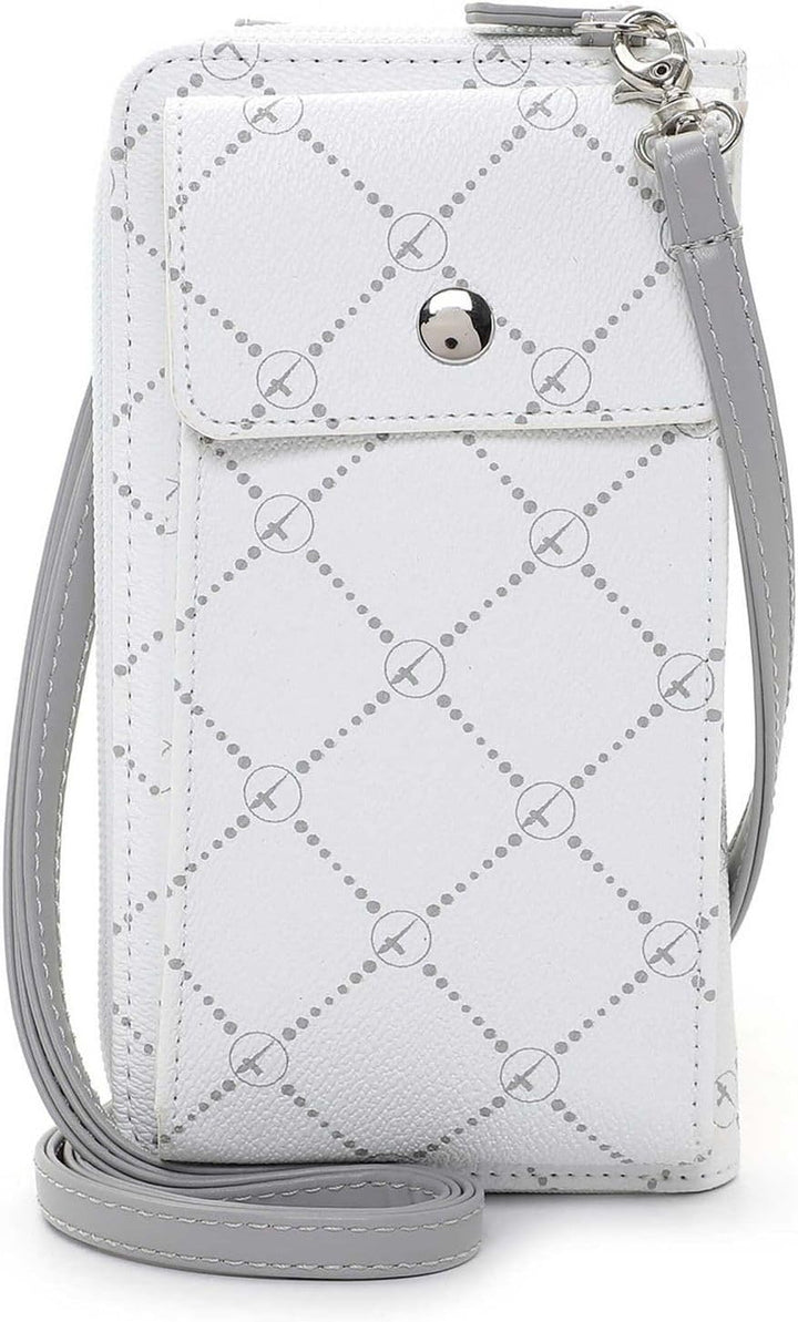 Tamaris Handyetui TAS Anastasia Classic 31779 Damen Handyetuis Print white/grey 308 Einheitsgrösse W