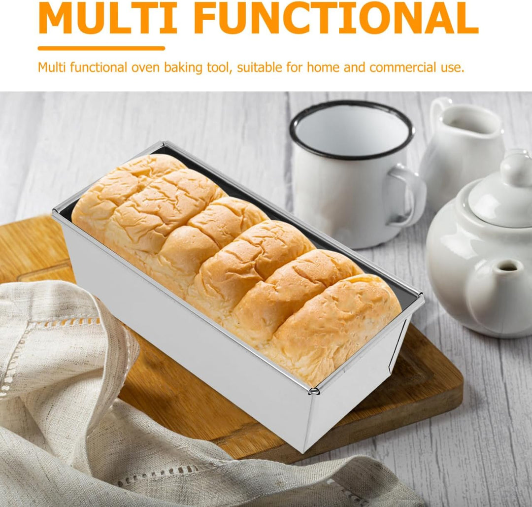 Ciieeo Edelstahl Kastenform Für Brot Langlebige Brotbackform Ohne Deckel Vielseitige Toastform Für G