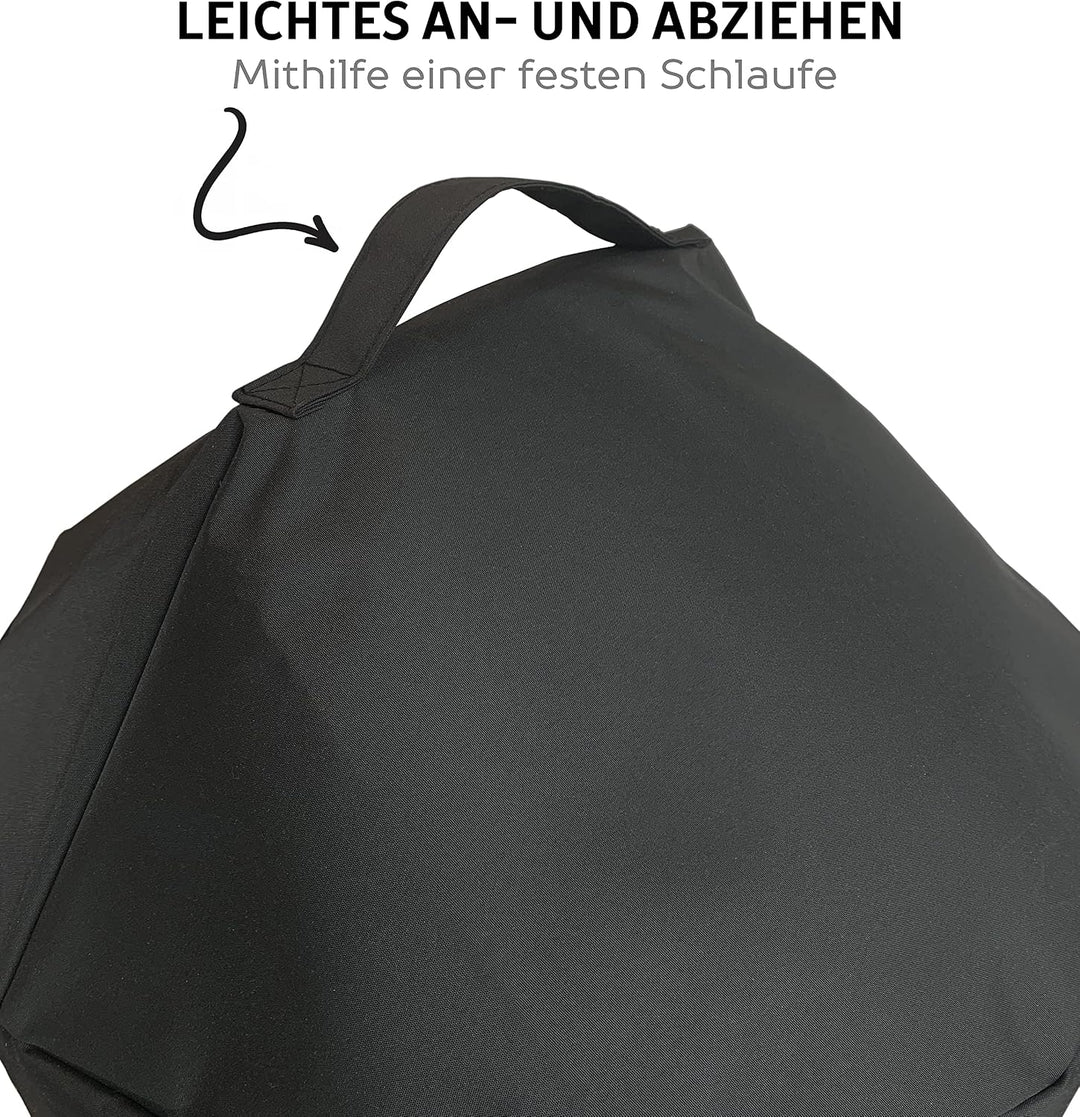 AMZBBQ® Premium Grillabdeckung, wasserdichte Grillhaube für Ihren Kugelgrill, 100% Wetterfeste und U