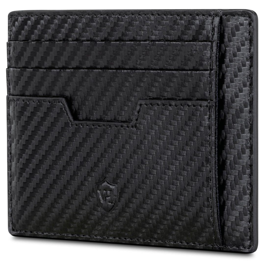 VON HEESEN® Kartenetui mit RFID Schutz - 9 Fächer - Querformat Kreditkartenetui für Damen & Herren (