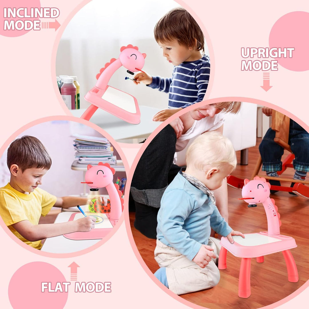 CS COSDDI Projektion Zeichentafel Kinder, Zeichenprojektor für Kinder, Projektor Verfolgen und Zeich