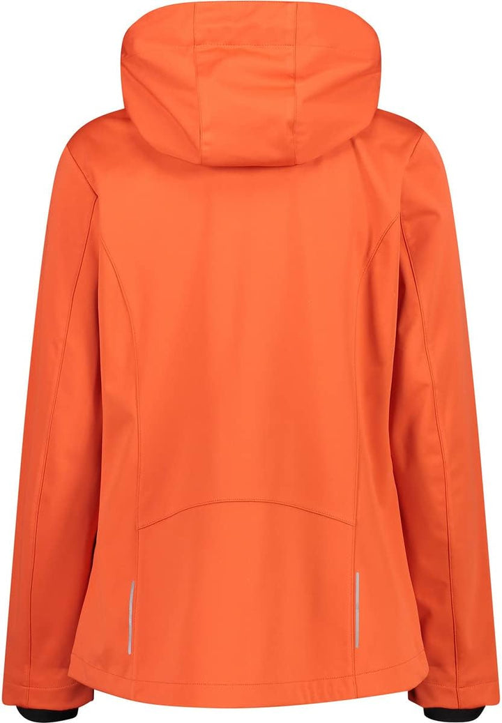 CMP Damen Windproof And Waterproof Lightweight Softshell Jacket Wp 8,000 WOMAN JACKET ZIP HOOD D34 C