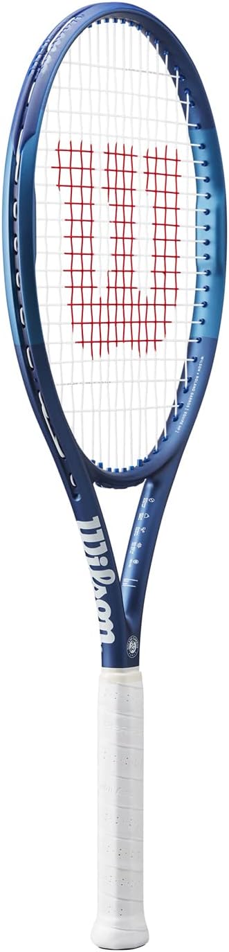 Wilson Tennisschläger Roland Garros Equipe HP, Carbonglasfaser, Grifflastige Balance, 302 g, 68,6 cm