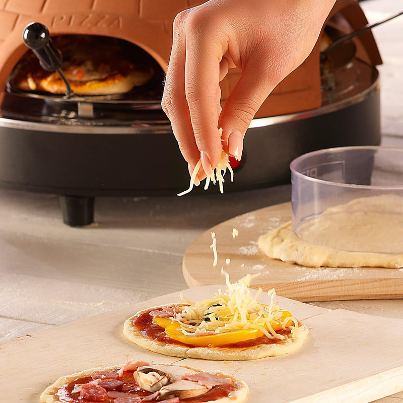 Cucina di Modena Pizzadom: Pizzaofen mit echter Terrakotta-Haube für 4 Personen (Tisch