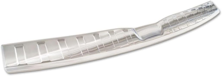 Avisa Edelstahl Heckstossstangenschutz kompatibel mit Dacia Spring 2020- 'Ribs'