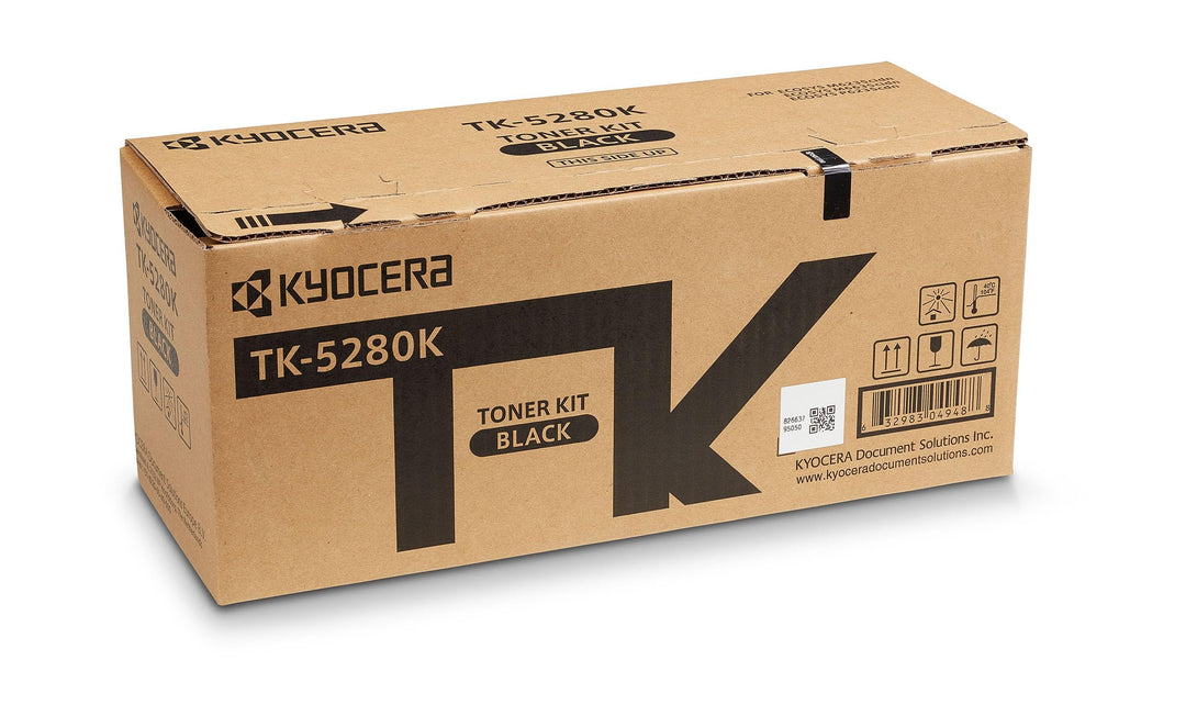 Kyocera TK-5280K Schwarz. Original Toner-Kartusche 1T02TW0NL0. Kompatibel für M6235CIDN schwarz Sing