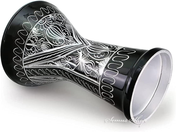 VD Vatan Profi Solo Darbuka Handgraviert 3029-S Schwarz 44,5 cm.