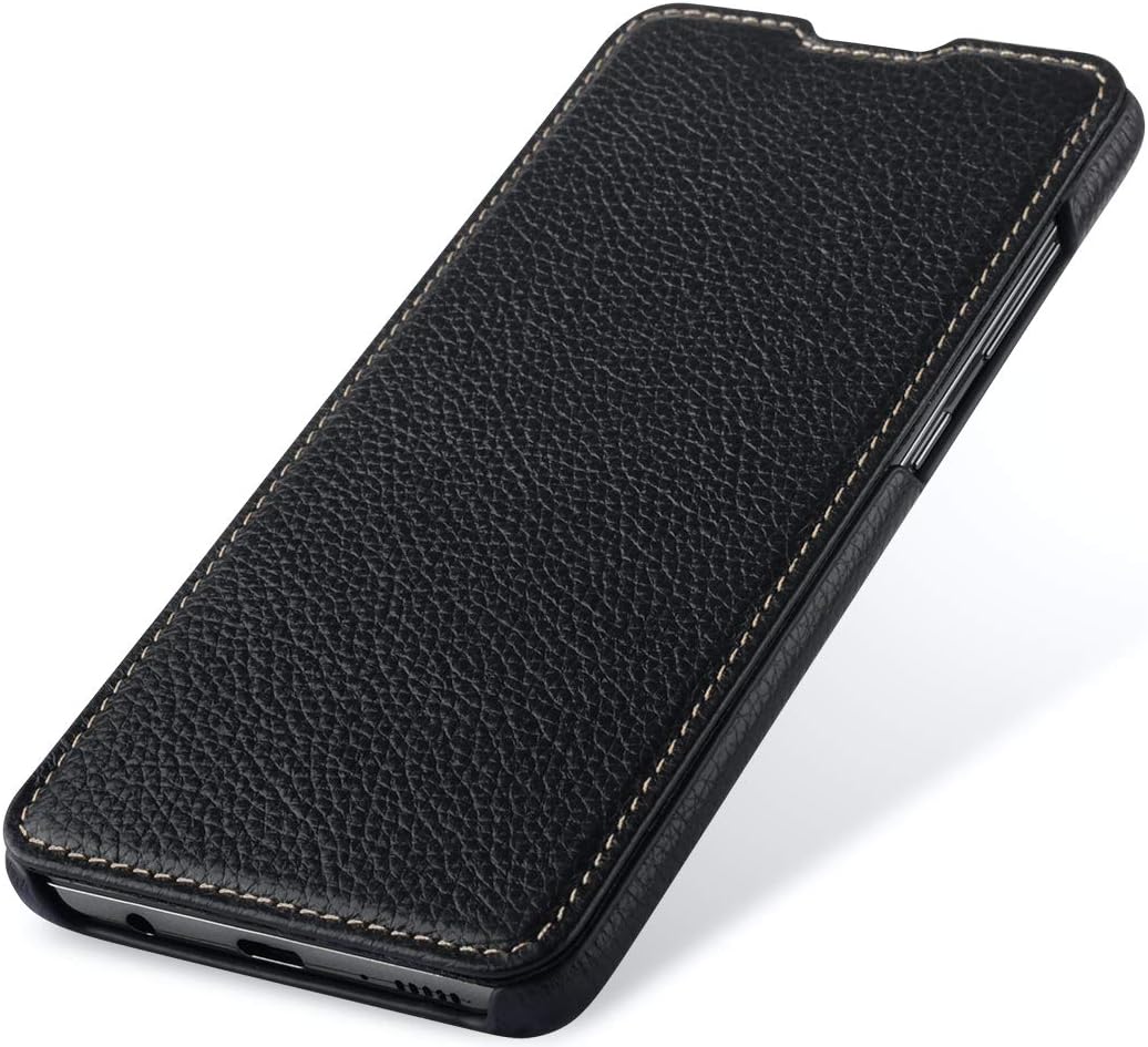 STILGUT Book Case kompatibel mit Samsung Galaxy A51 Hülle aus Leder zum Klappen, Klapphülle, Handyhü