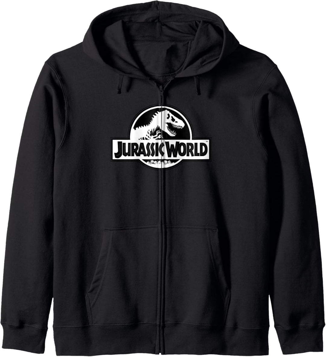Jurassic World Neon Green Classic Logo Kapuzenjacke