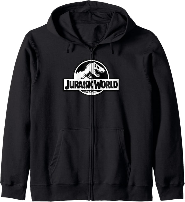 Jurassic World Neon Green Classic Logo Kapuzenjacke
