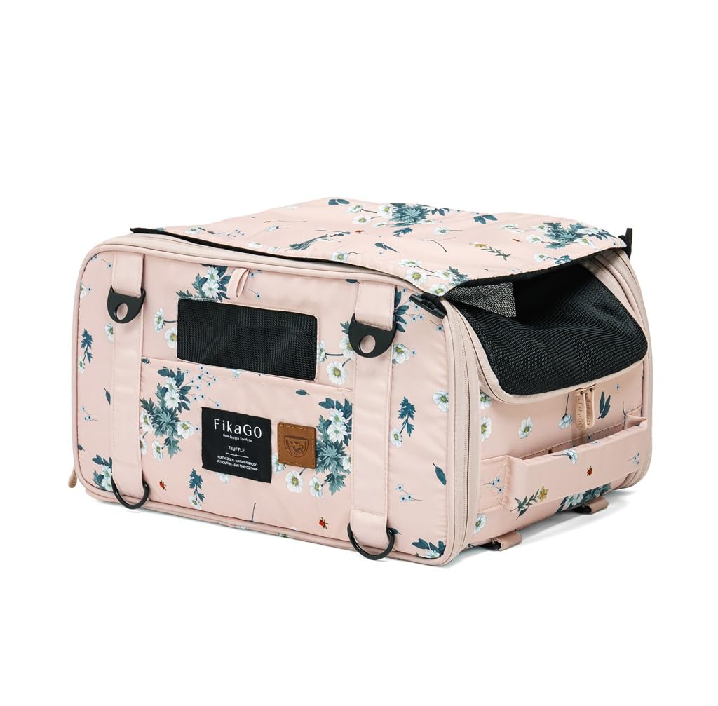 FikaGO 3-in-1 Reise-Tragetasche für Hunde und Katzen Truffle Plus – Rucksack, Schultertasche & Handg