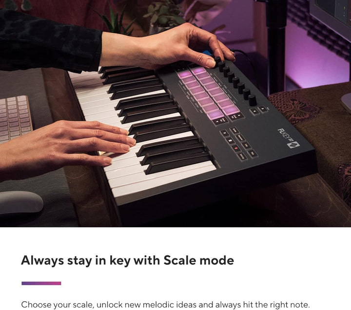 Novation FLkey 37 MIDI-Controller-Keyboard – Nahtlose Integration in FL Studio mit Akkord- und Skale