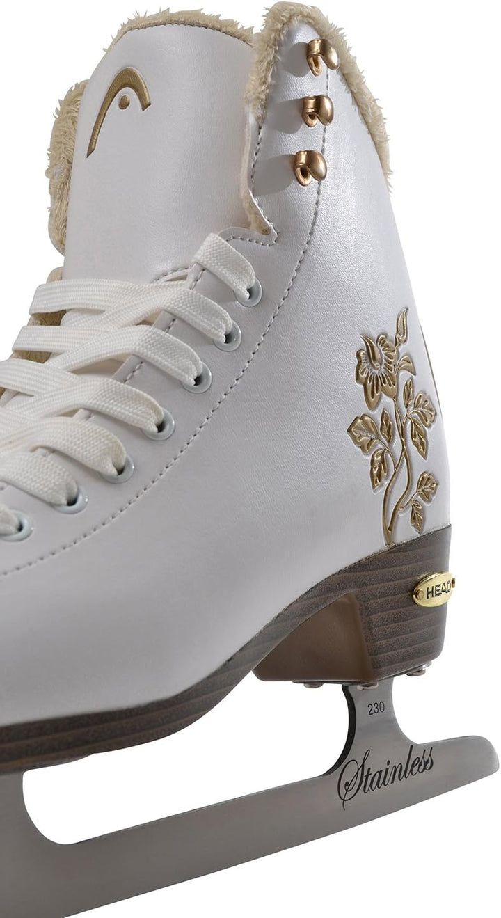 HEAD Eiskunstlauf Schlittschuhe Opal I Damen Schlittschuhe mit Edelstahlkufe I Floral-Design I ideal