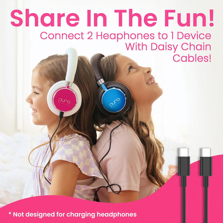 Puro Sound Labs BT2200-Plus Lautstärkebegrenzende Bluetooth-Kopfhörer für Kinder - Sicherere Kopfhör