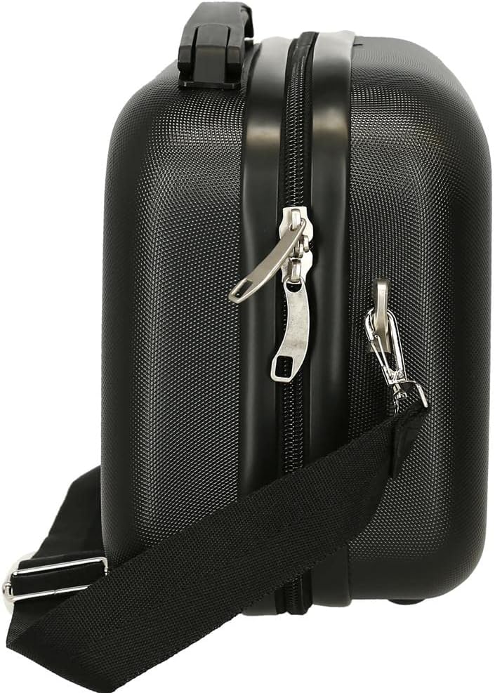 Pepe Jeans Cromwell Adaptable Kulturbeutel, Schwarz, 29 x 21 x 15 cm, starres ABS, 9,14 l, 0,63 kg