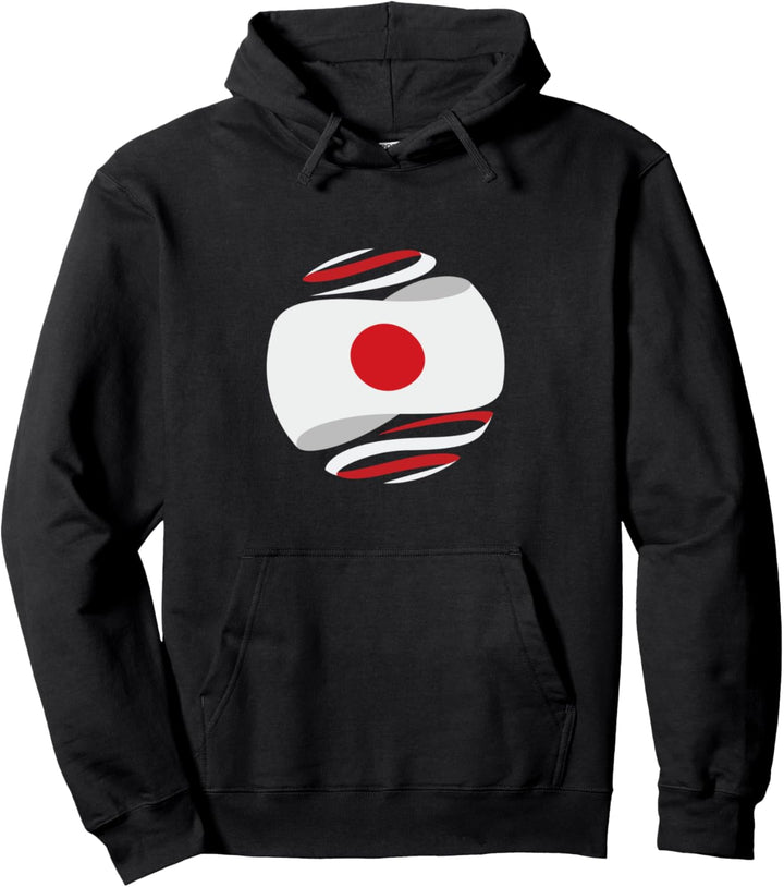 Flagge Japon Pullover Hoodie