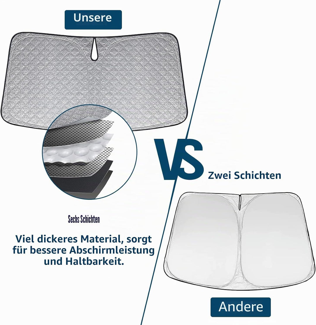 Auto Sonnenschutz Kompatibel mit Audi A4 B9/8W - Sonnenschutz Abdeckungen Frontscheibe Sonnenschirm
