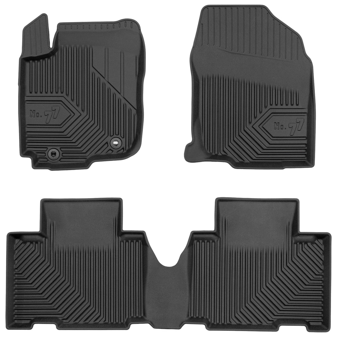 M MOTOS Gummimatten Auto Fussmatte passt für Toyota RAV4 IV 2013-2019 Verbessern Sie Ihren Reisekomf