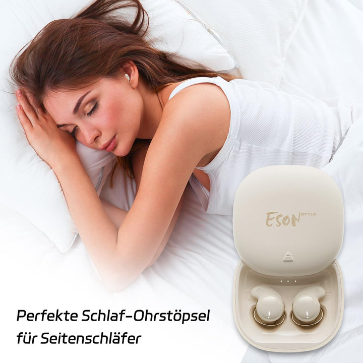 esonstyle Schlafkopfhörer Seitenschläfer Mini Kopfhörer zum Schlafen - Bluetooth 6.0, IPX6 Kabellose