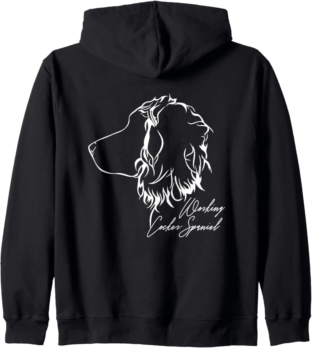 Working Cocker Spaniel Profil Hunderasse Hund Hunde Kapuzenjacke