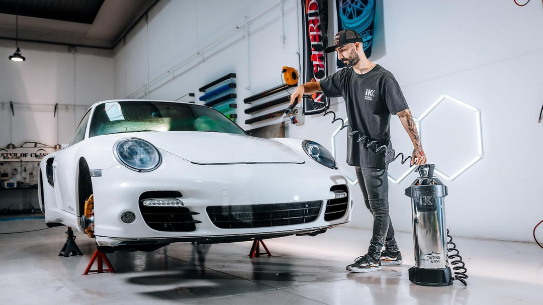 IK Window TINTING & PPF - Professioneller Edelstahlsprüher 13L - Hohe Präzision und Chemikalienbestä
