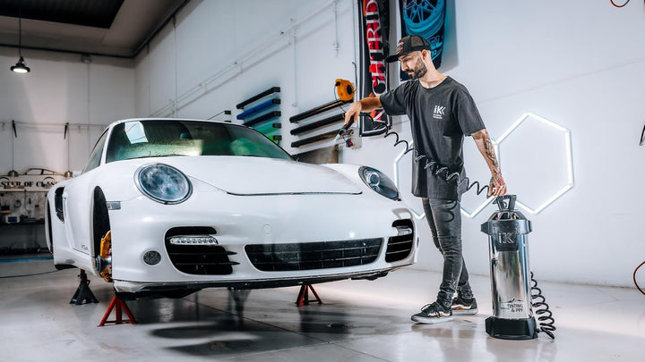 IK Window TINTING & PPF - Professioneller Edelstahlsprüher 13L - Hohe Präzision und Chemikalienbestä