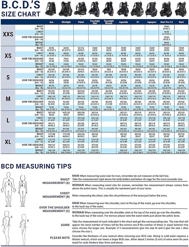 Cressi Start Pro Scuba Set-Int Tauch Diving M Schwarz, M Schwarz