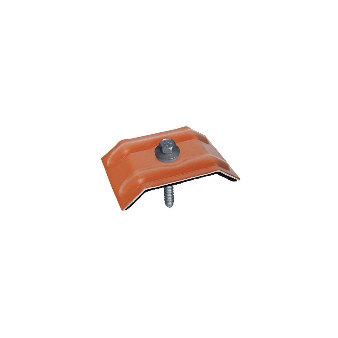 200 Stück Kalotten 26/50 Kupferbraun RAL 8004 für Trapezblech 20/1100 Weckman 76/18 Lichtplatten/Wel