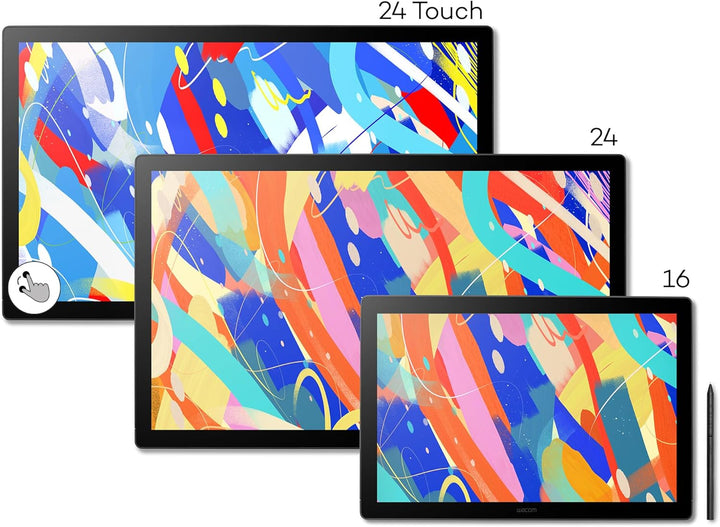 Wacom Cintiq 24 Zeichenbrett Pro Pen 3, 24 Zoll WQHD Display, Auflösung 2560 x 1440, mit verstellbar