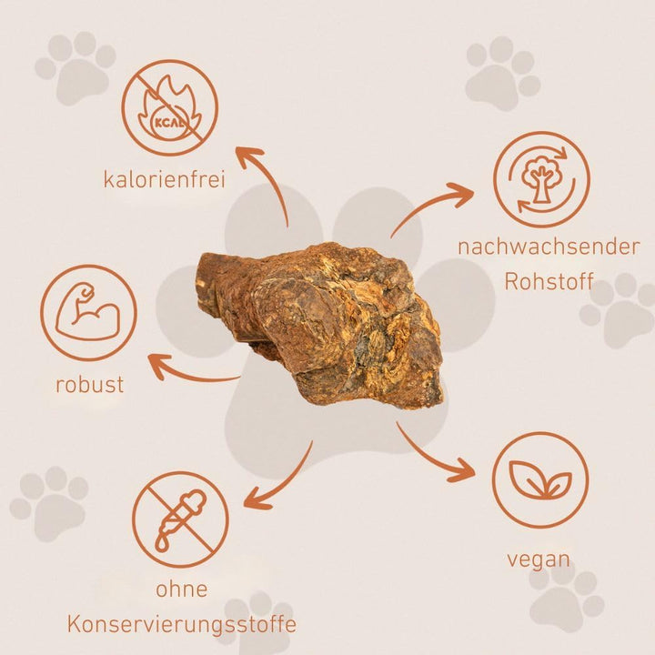 Wildfang® 3 Kauwurzel Hund (Grösse L) – Natürliches Kauholz aus Baumheide – Langlebiges & splitterfr