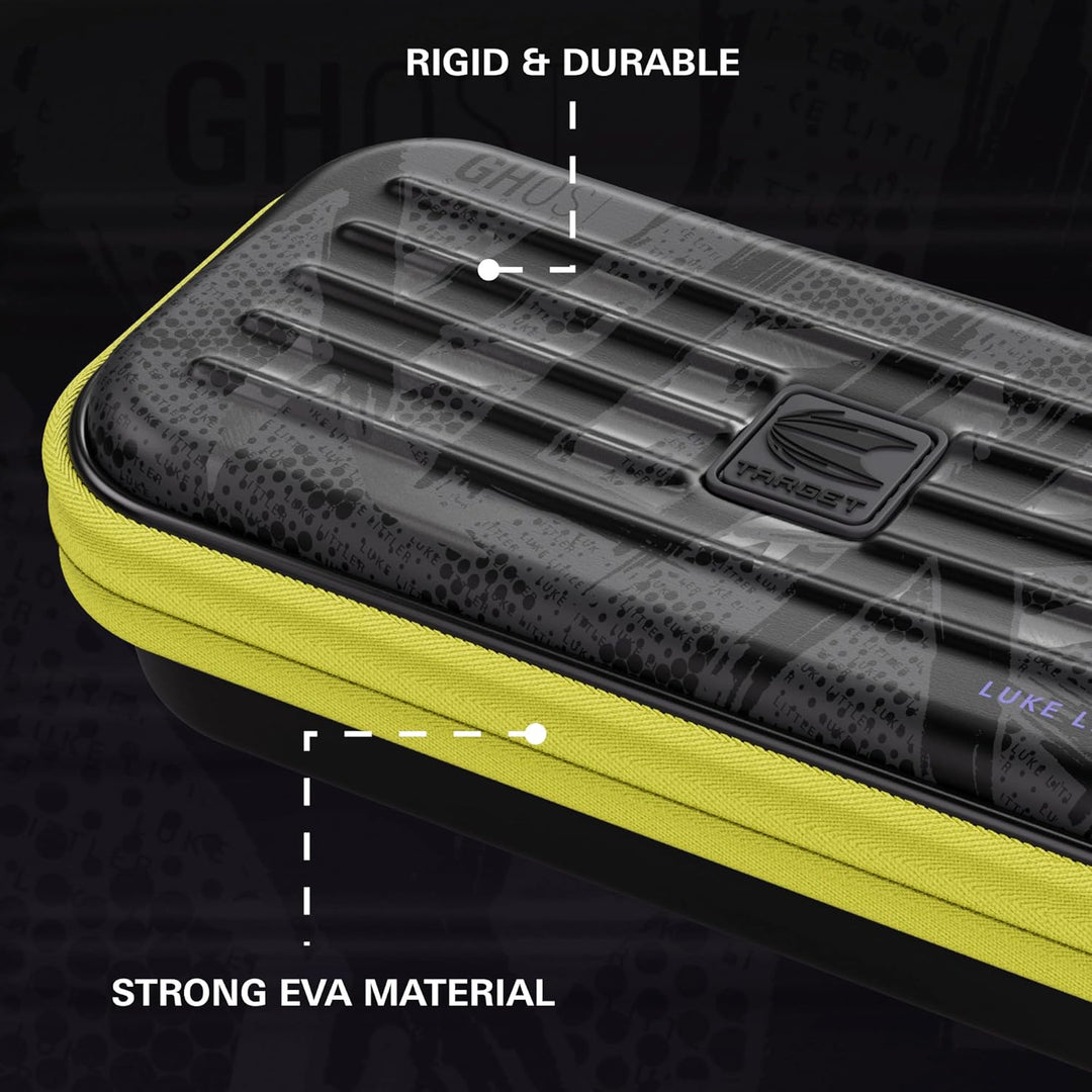 Target Darts Luke Littler Ghost Series Takoma Wallet Regular – Dart-Etui schwarz/weiss | „The Nuke“