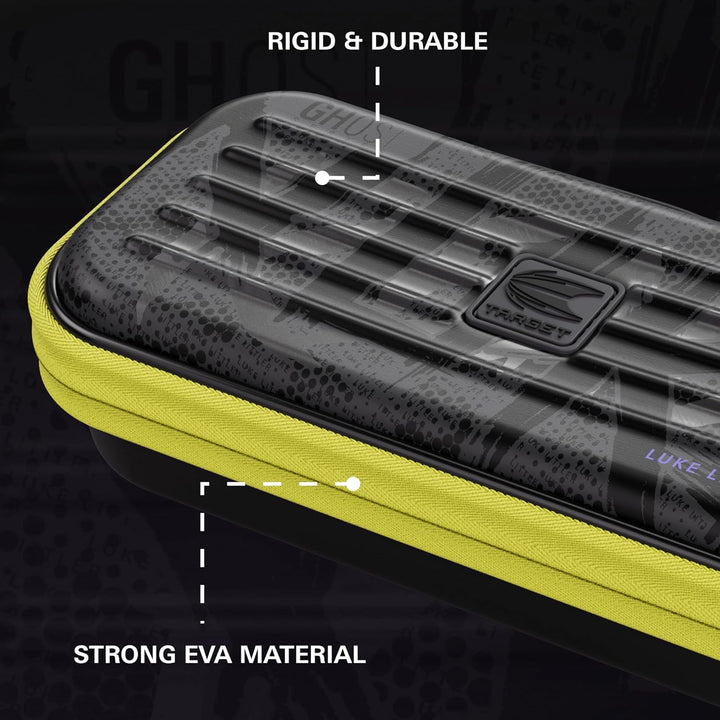 Target Darts Luke Littler Ghost Series Takoma Wallet Regular – Dart-Etui schwarz/weiss | „The Nuke“