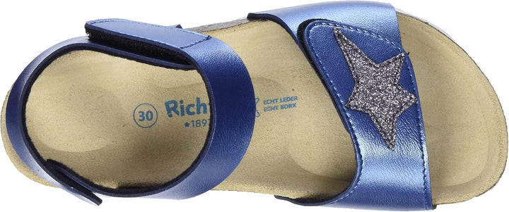 Richter Mädchen Bio Sandale, Blauer Brunito
