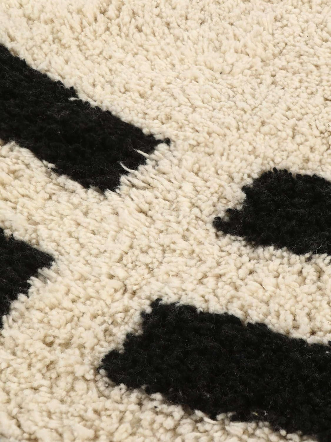 RugVista Badematte Chateau, ∅ 90 cm, Rund, Mittelflor, Anti-Rutsch, Moderner Badteppich, Maschinenwa