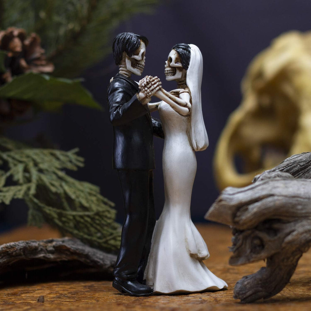 Pacific Giftware Skelett Figur - Brautpaar Love Never Dies - First Dance | Hochzeitspaar Gothic Deko