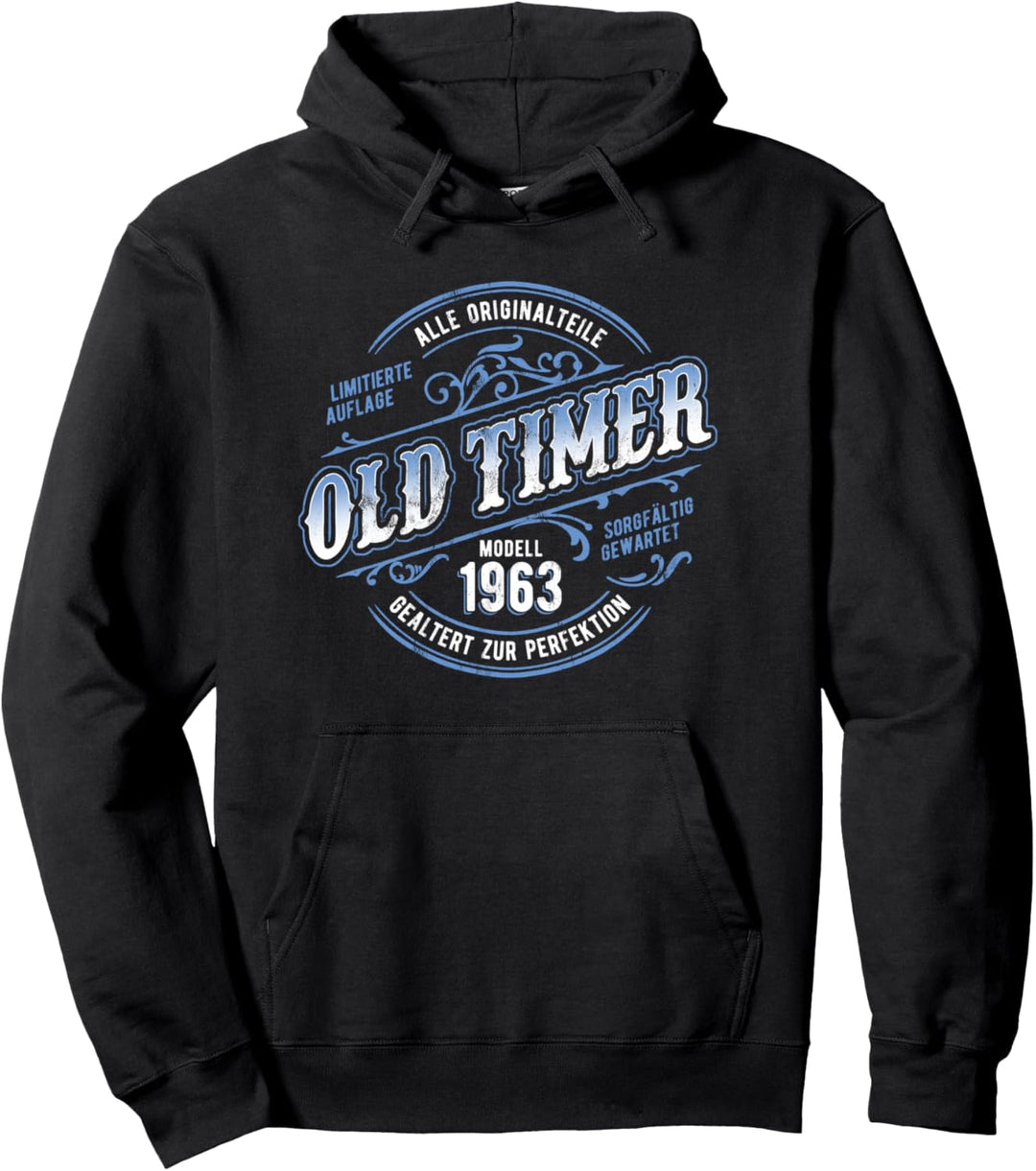 61 Geburtstag Geschenk Oldtimer Jahrgang 1963 Pullover Hoodie