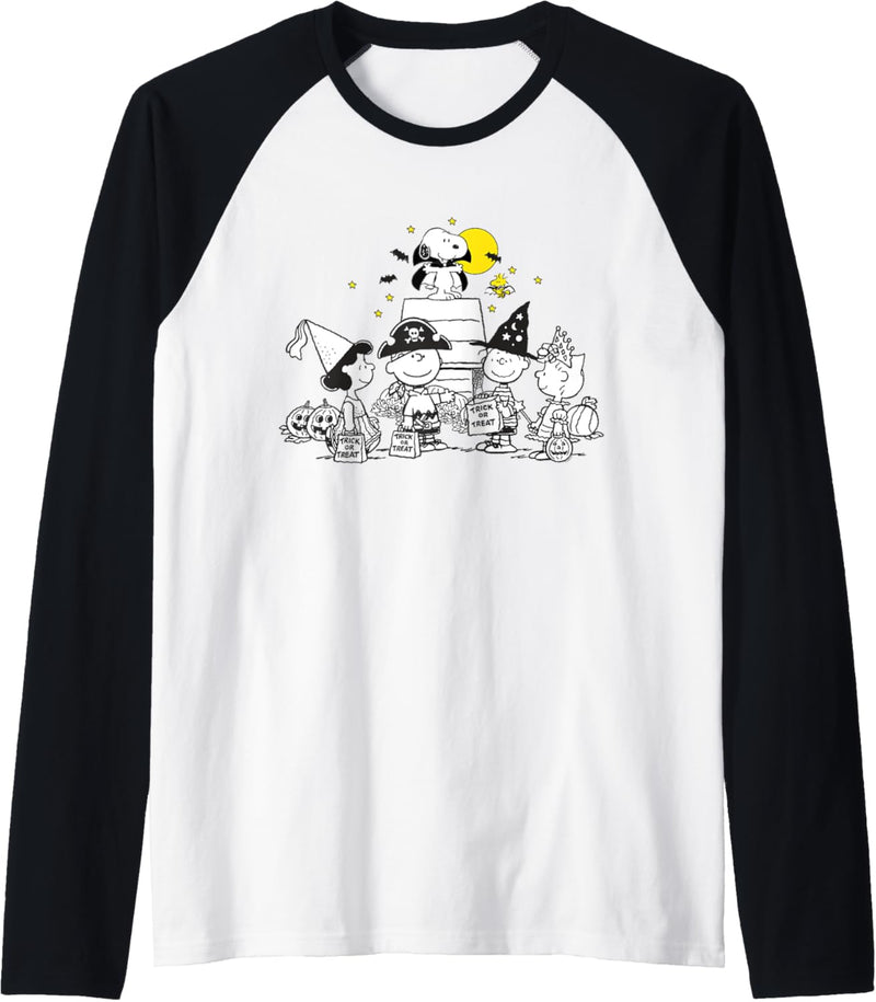 Peanuts Halloween Gruppe Raglan