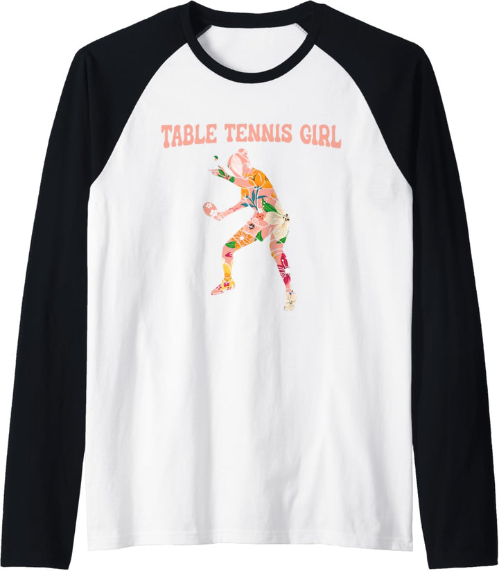 Ping Pong Spieler - Tischtennisspieler Tischtennis Raglan