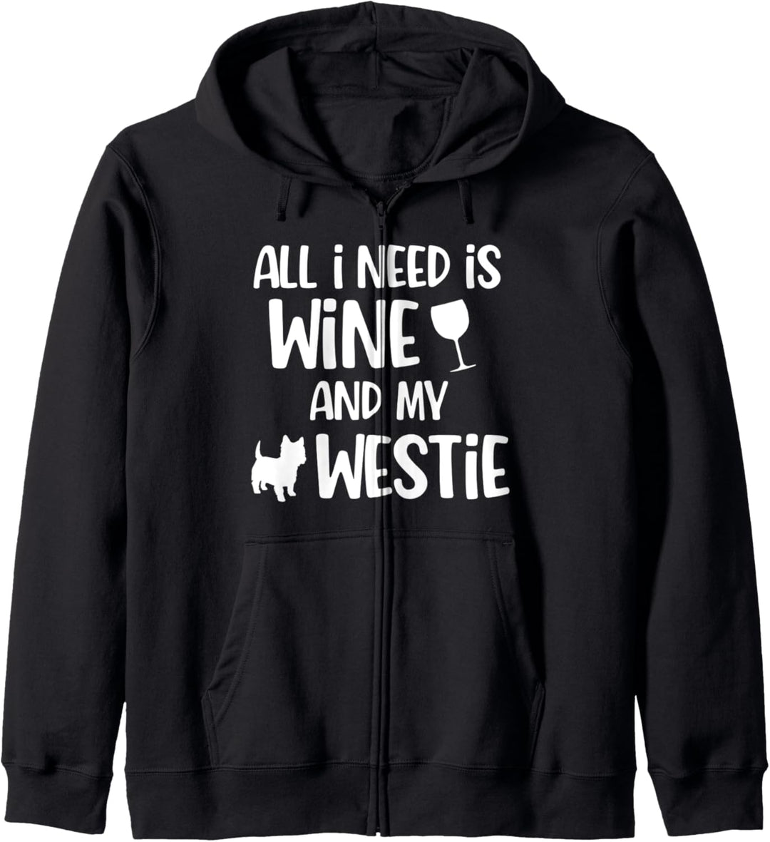 Westie Hund Gifts Männer Frauen West Highland Terrier Kapuzenjacke